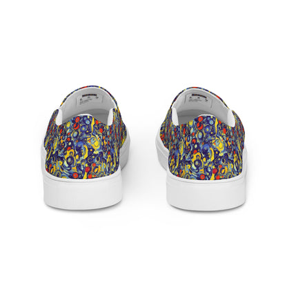 Women's Slip-On Canvas Shoes - Dynamic Doodles