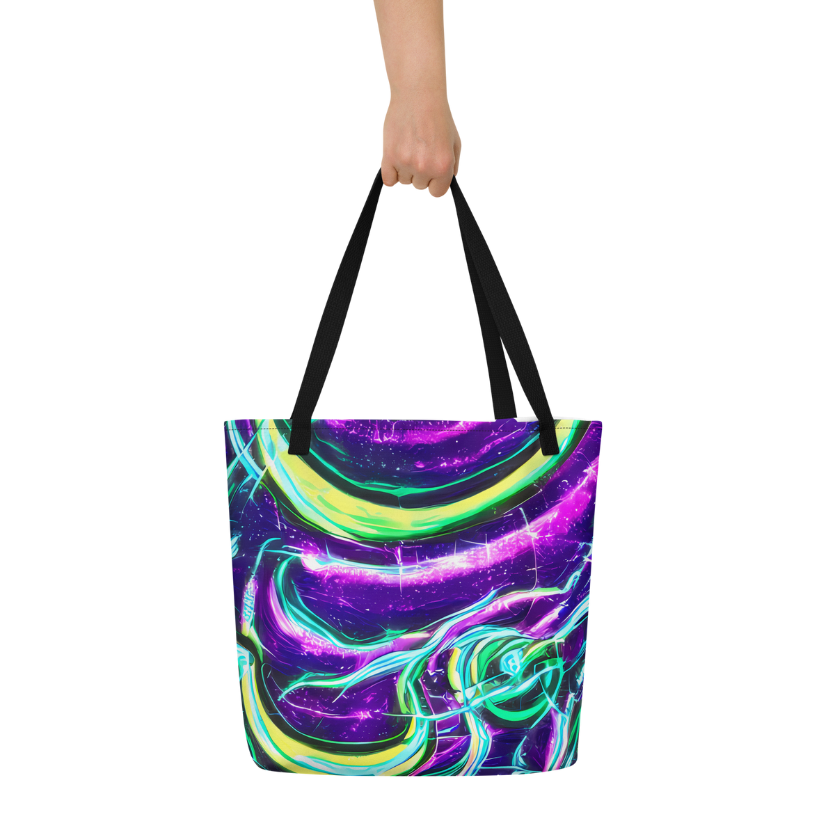 Large Tote Bag w/ Pocket - Quesnel's Vortex