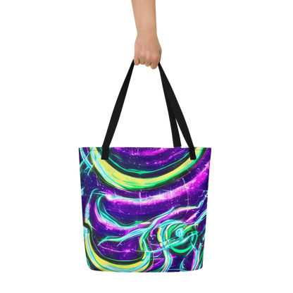 Large Tote Bag w/ Pocket - Quesnel's Vortex