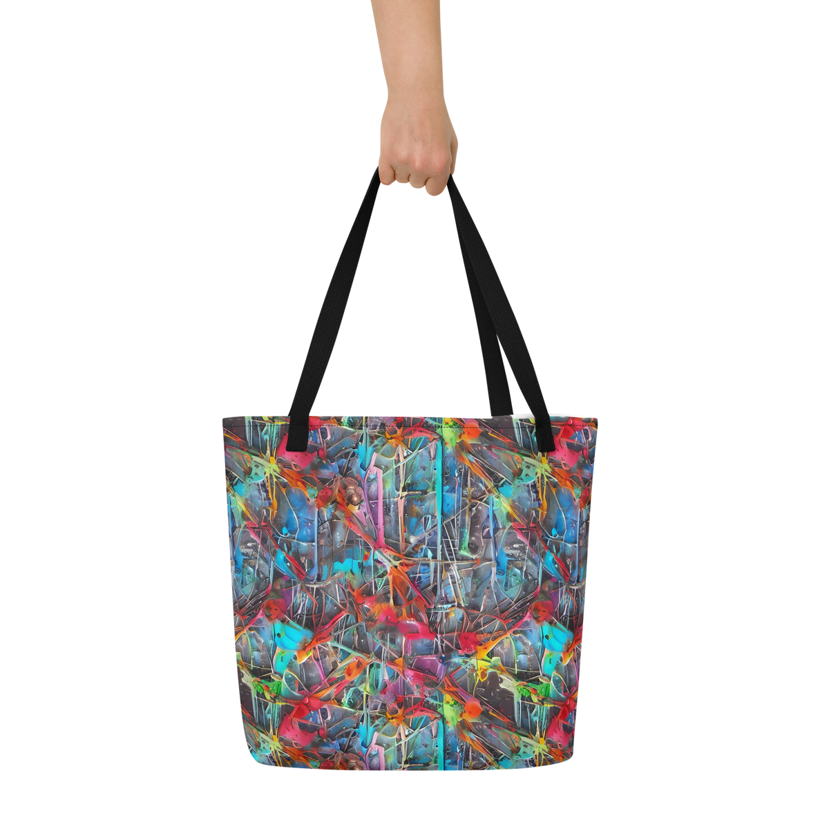 Large Tote Bag w/ Pocket - Junkyard Jewel