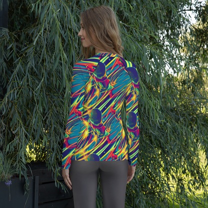 Women's Rash Guard - Cosmic Inferno