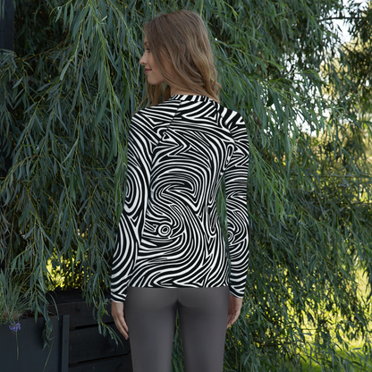 Women's Rash Guard - Vortex Veins
