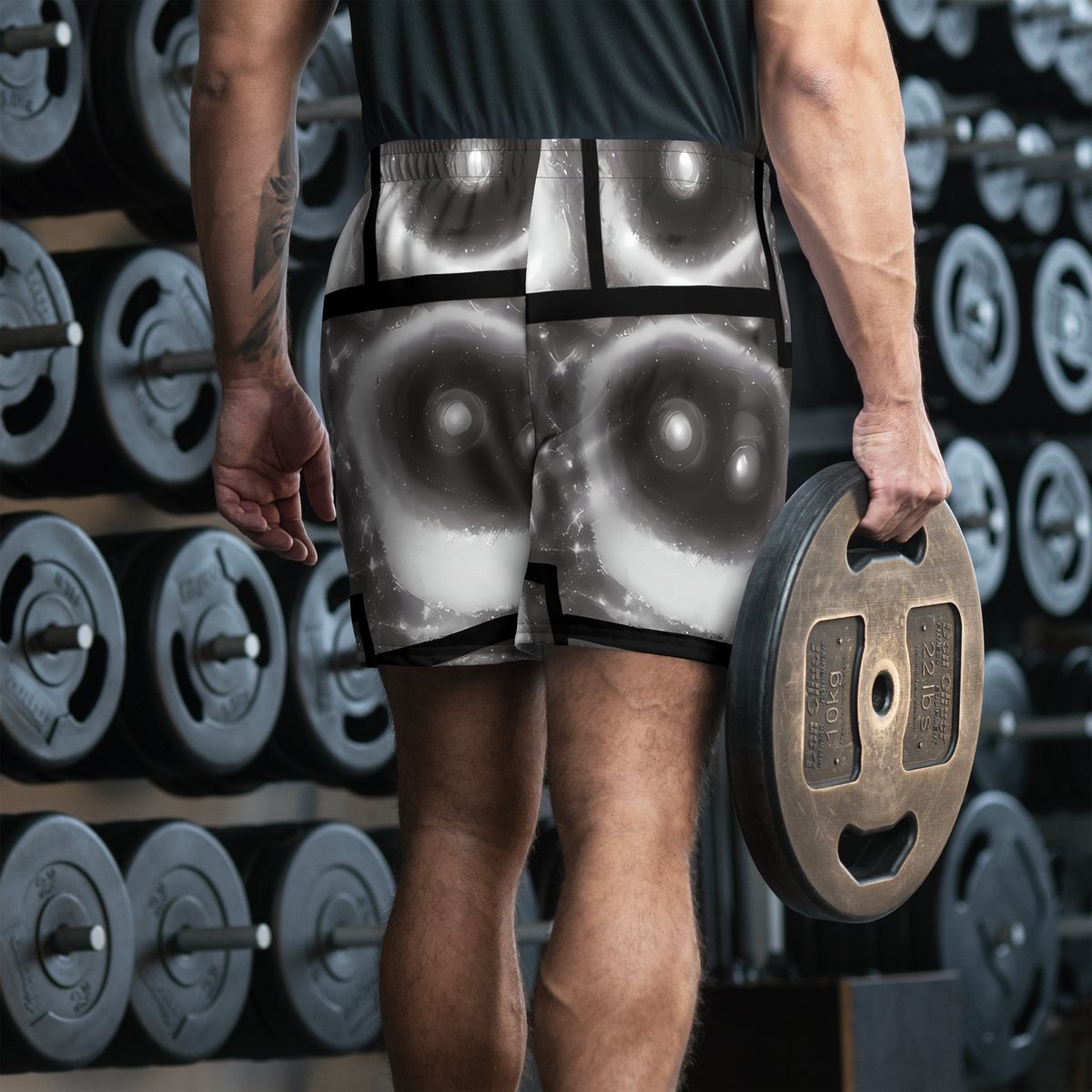 Men's Athletic Shorts - Arbus Whorls