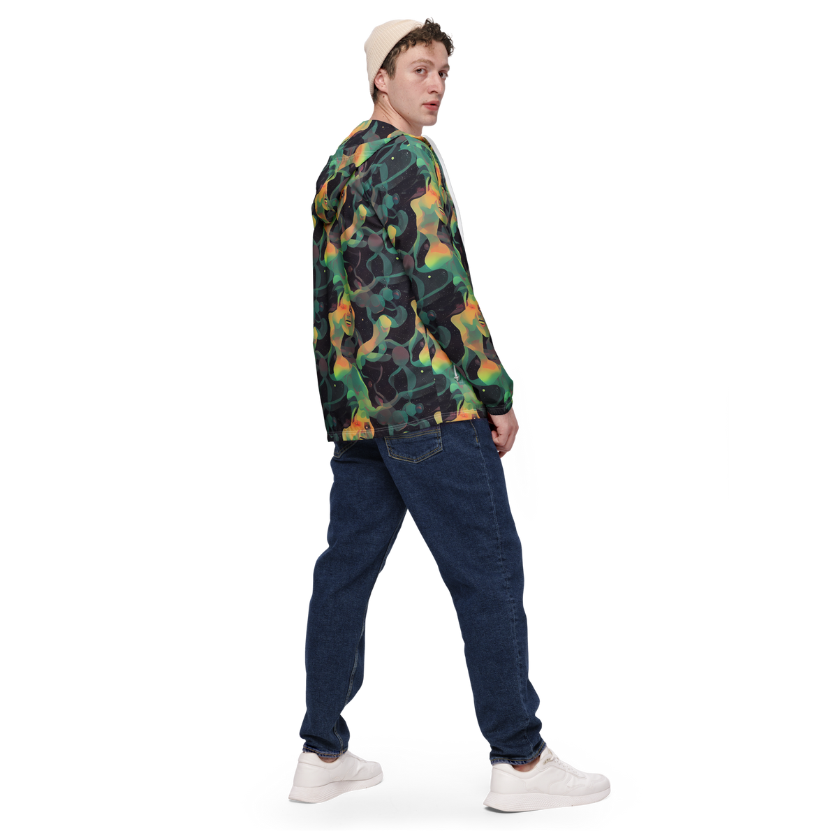 Men's Windbreaker - Astral Rhythms