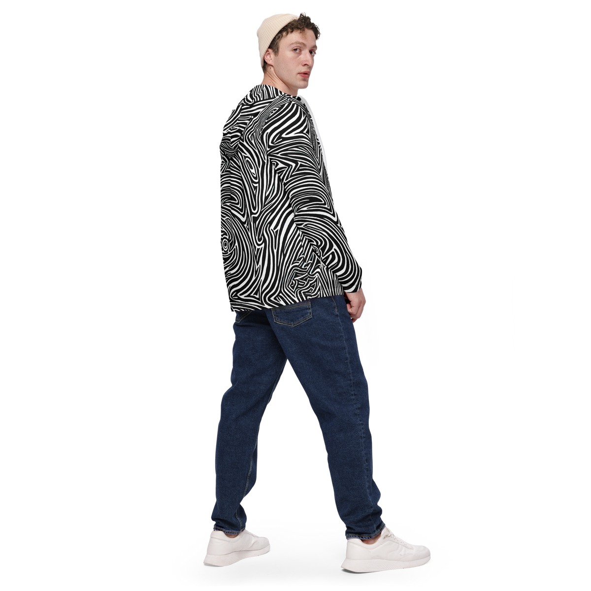 Men's Windbreaker - Vortex Veins