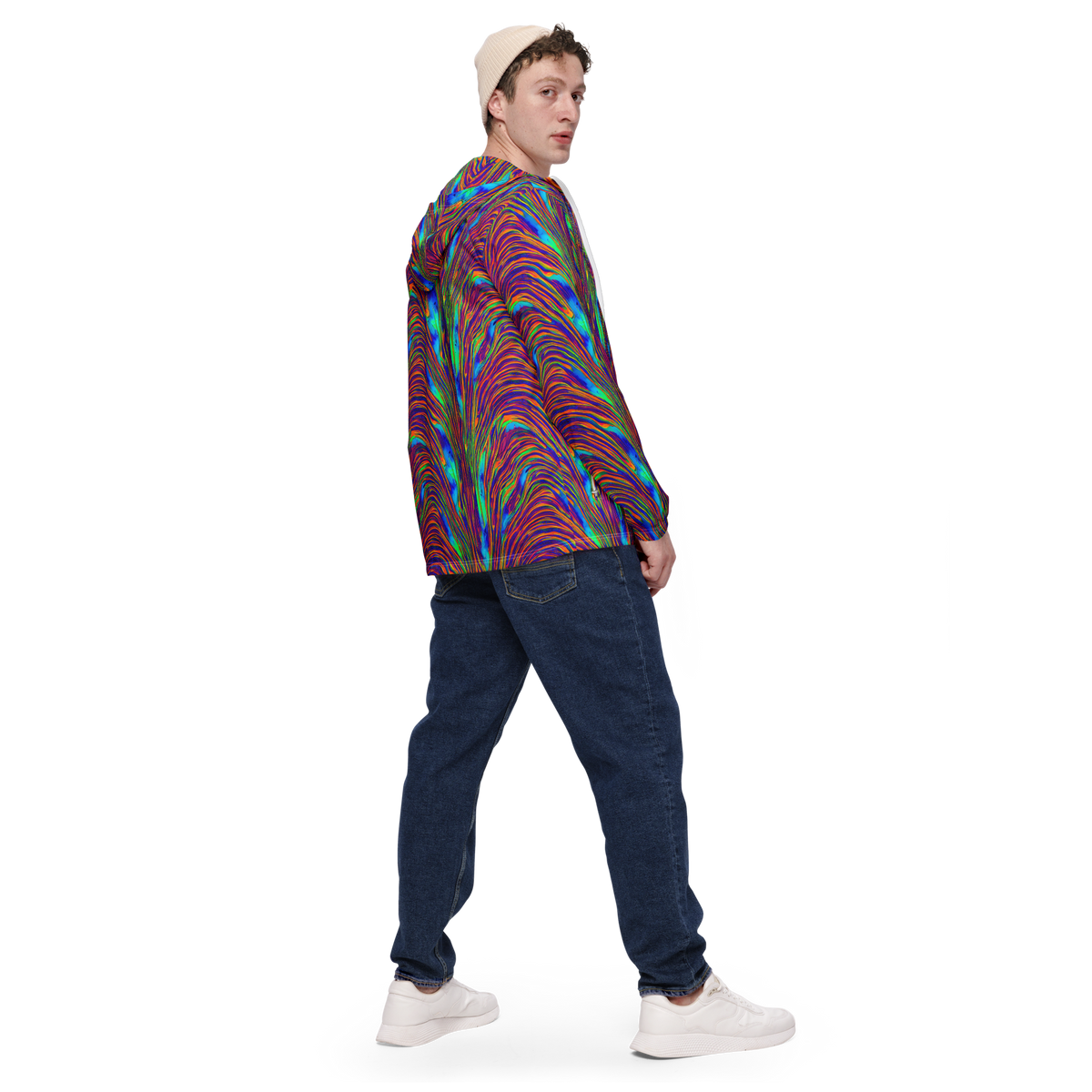 Men's Windbreaker - Lux Waves