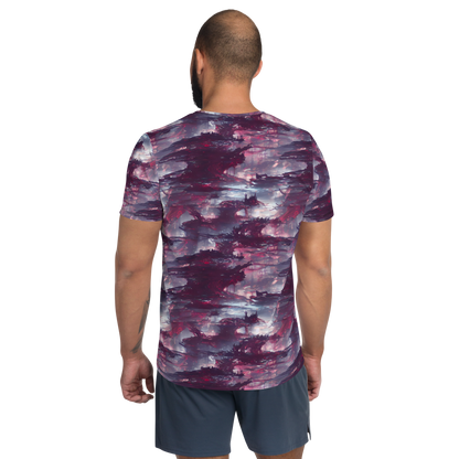 Men's Athletic T-Shirt - Twilight Fortresses