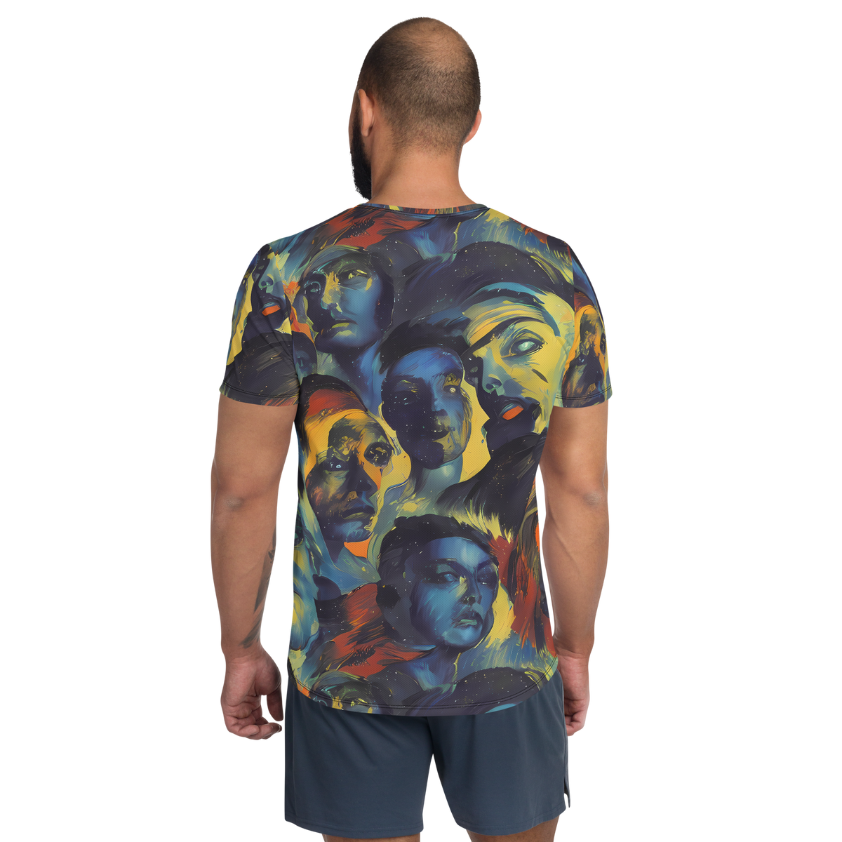 Men's Athletic T-Shirt - Vivid Visage
