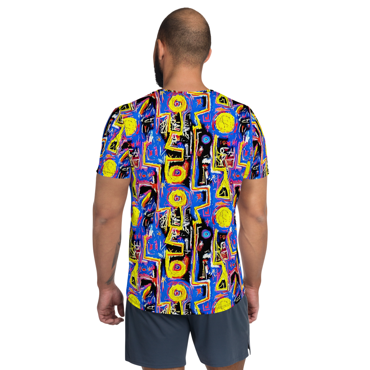 Men's Athletic T-Shirt - Radiant Mayhem