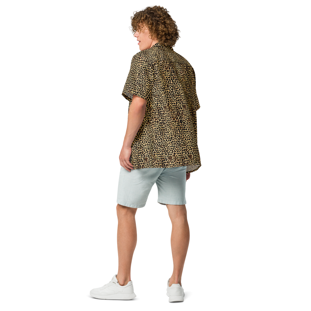 Button Shirt - Cheetah Mosaic