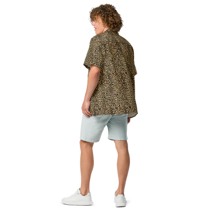 Button Shirt - Cheetah Mosaic
