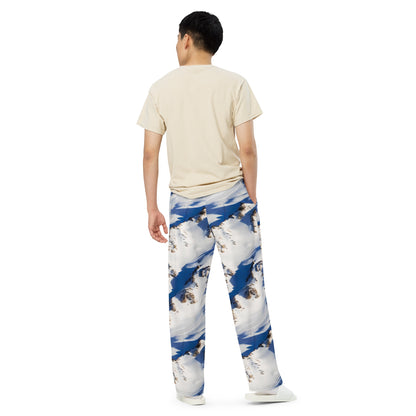 Wide-Leg Pants - Snowlit Peaks
