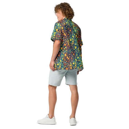 Button Shirt - Starry Orbits