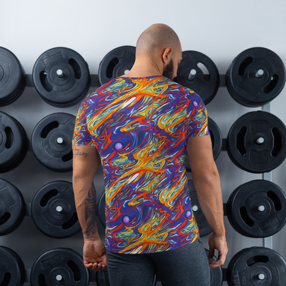 Men's Athletic T-Shirt - Galactic Ember