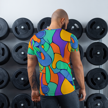 Men's Athletic T-Shirt - Archipenko Dream