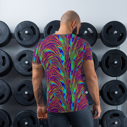 Men's Athletic T-Shirt - Lux Waves