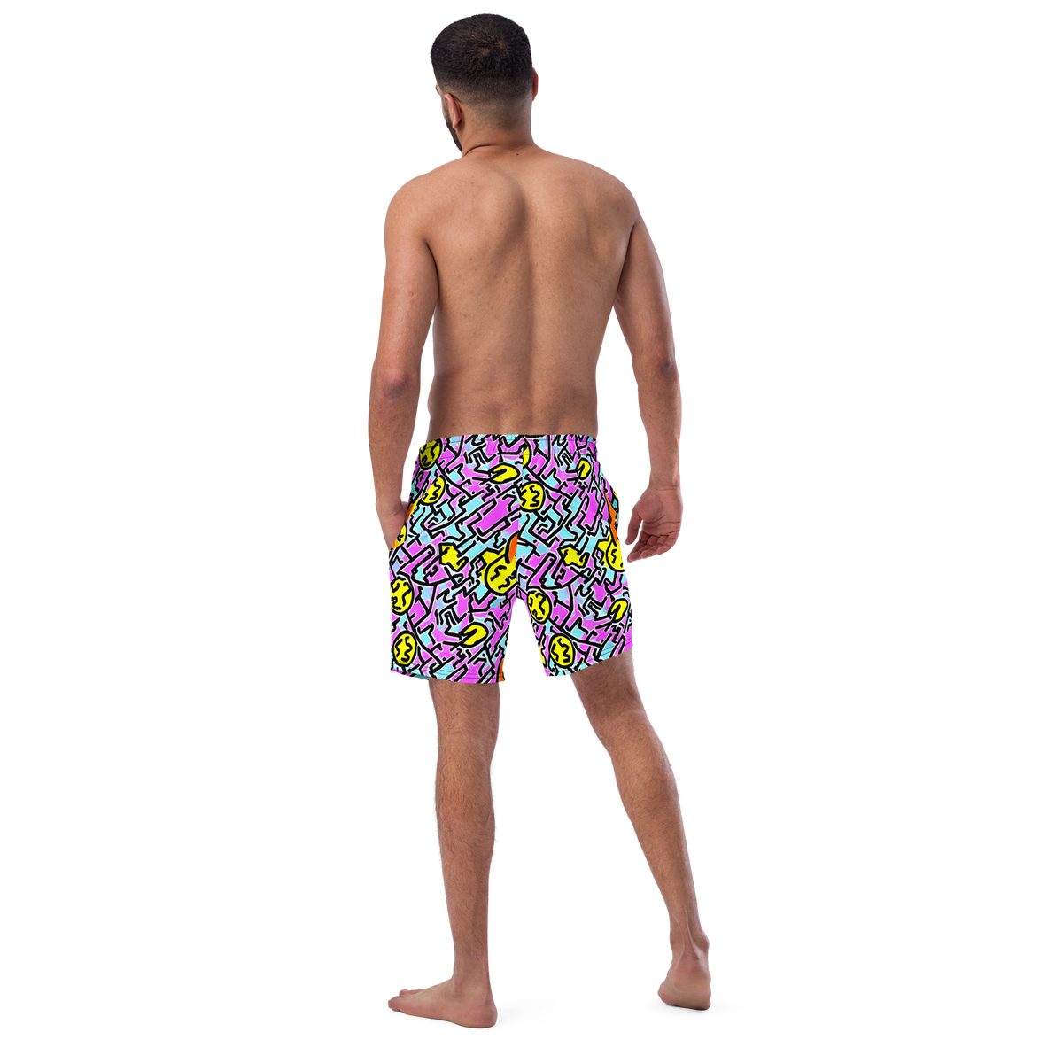 Swim Trunks - Punk Doodles