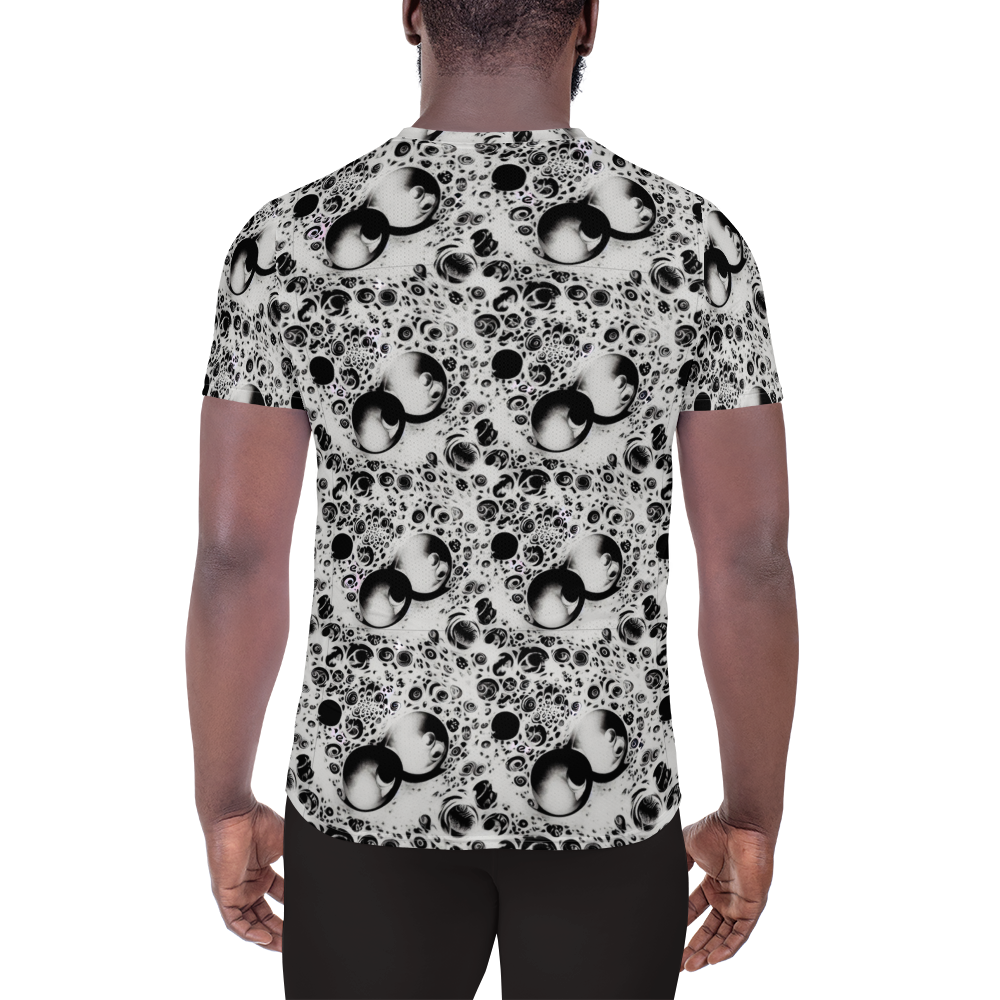 Men's Athletic T-Shirt - Crater Swirl