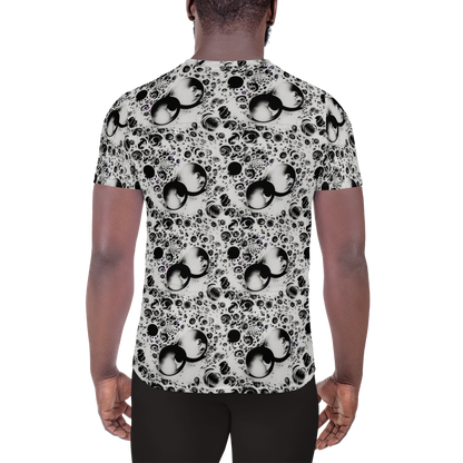 Men's Athletic T-Shirt - Crater Swirl