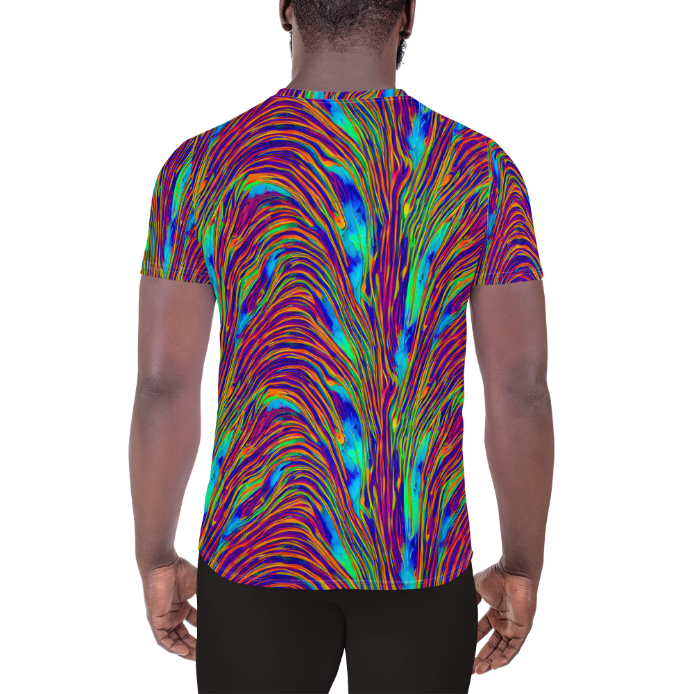 Men's Athletic T-Shirt - Lux Waves