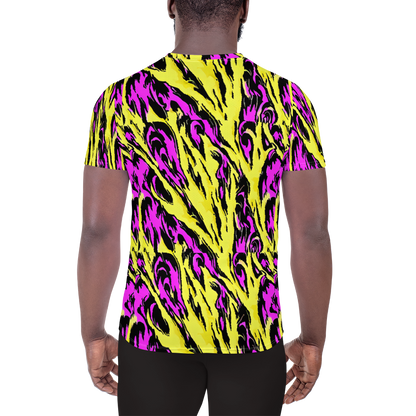 Men's Athletic T-Shirt - Neon Savanna