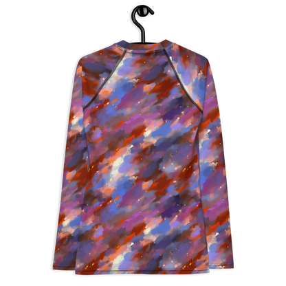 Women's Rash Guard - Celestial Brushstroke
