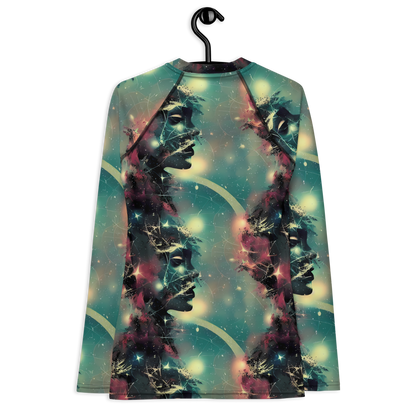 Women's Rash Guard - Galactic Serpent