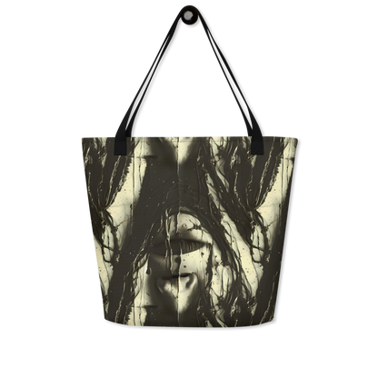 Large Tote Bag w/ Pocket - Eclipse Veil