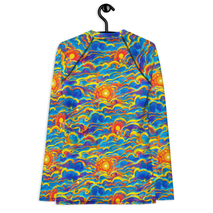 Women's Rash Guard - Chroma Ripple
