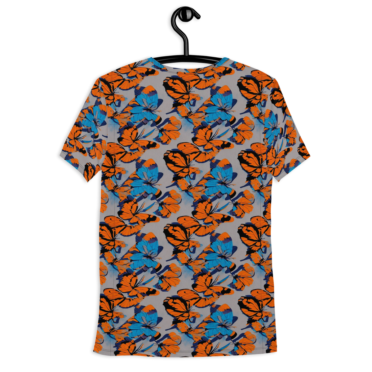 Men's Athletic T-Shirt - Flutter Wave