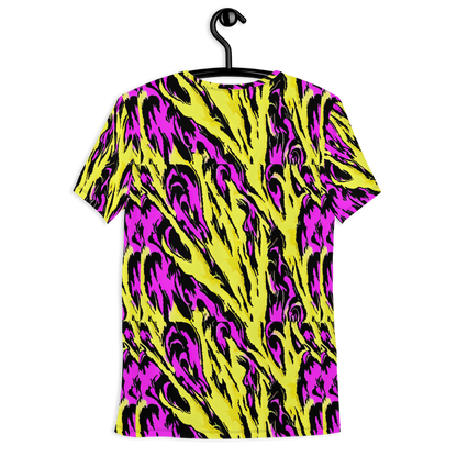 Men's Athletic T-Shirt - Neon Savanna