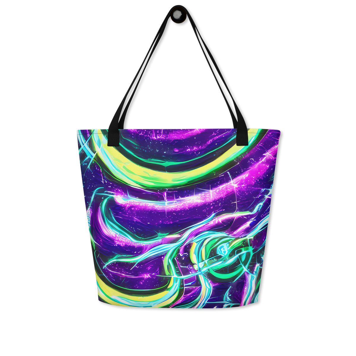 Large Tote Bag w/ Pocket - Quesnel's Vortex