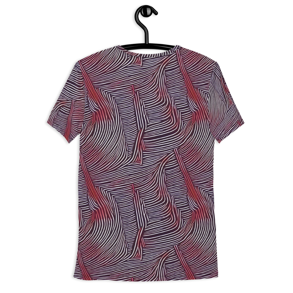Men's Athletic T-Shirt - Nebula Waves