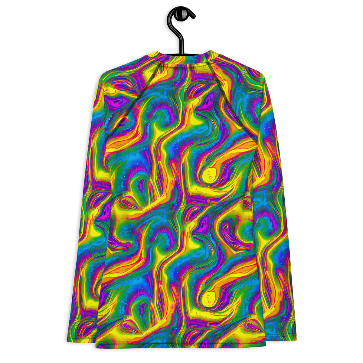 Women's Rash Guard - Electric Aurora