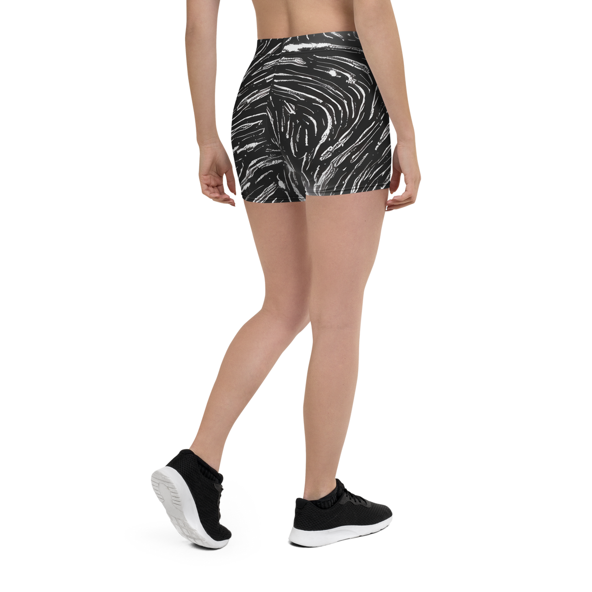 Shorts - Silver Swirl