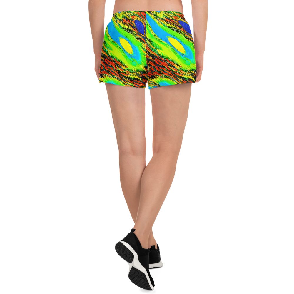 Women’s Athletic Shorts - Hodgkin's Blaze