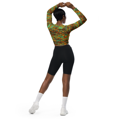 Long Sleeve Crop Top - Nebula Nodes