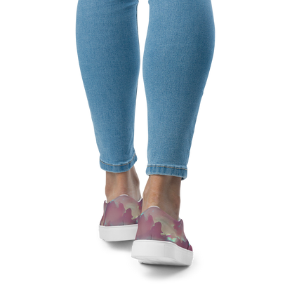 Women's Slip-On Canvas Shoes - Astral Illusions