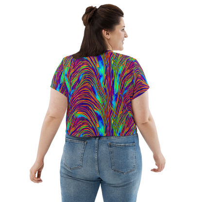 Women's Crop Tee - Lux Waves