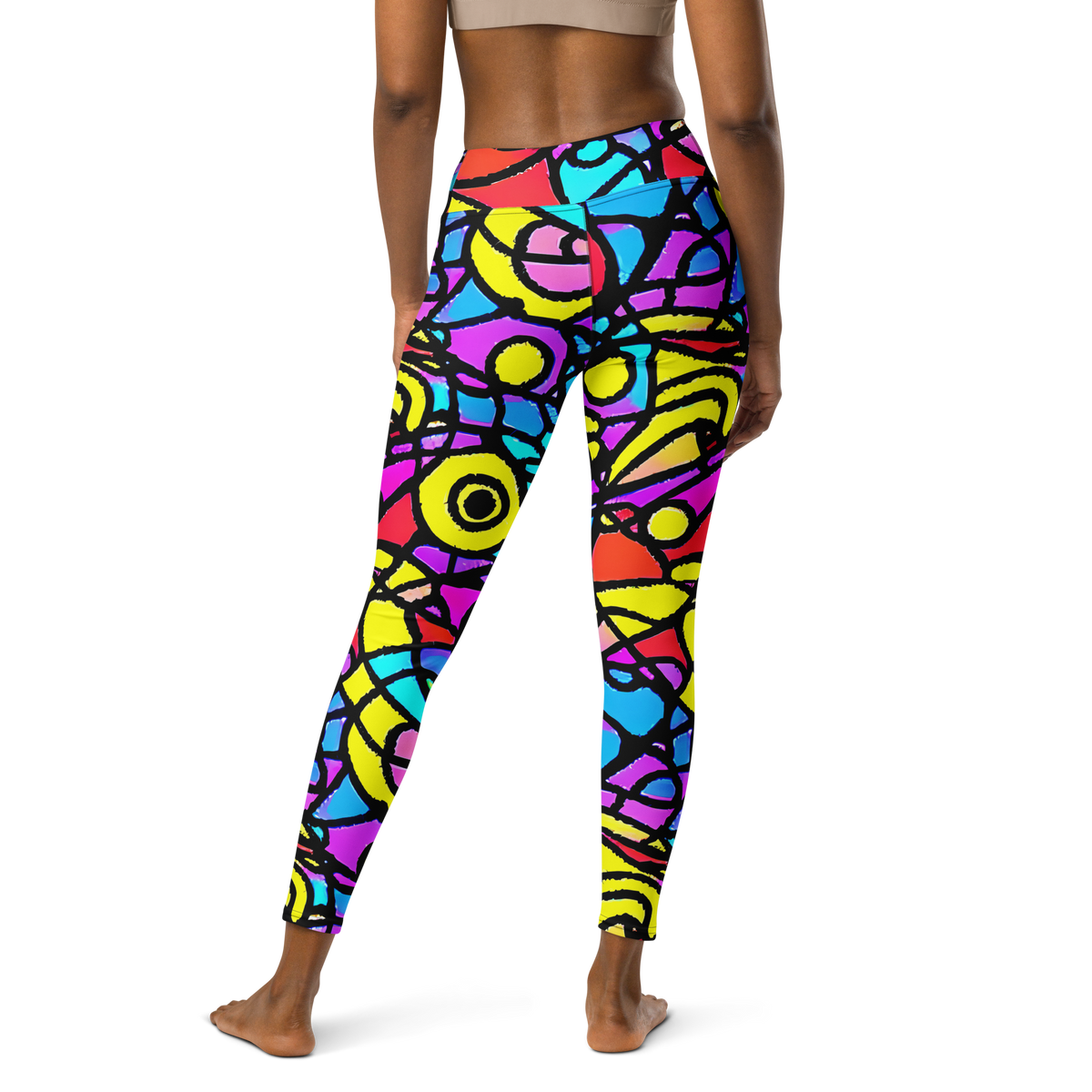 Yoga Leggings - Radiant Chaos