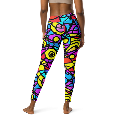 Yoga Leggings - Radiant Chaos