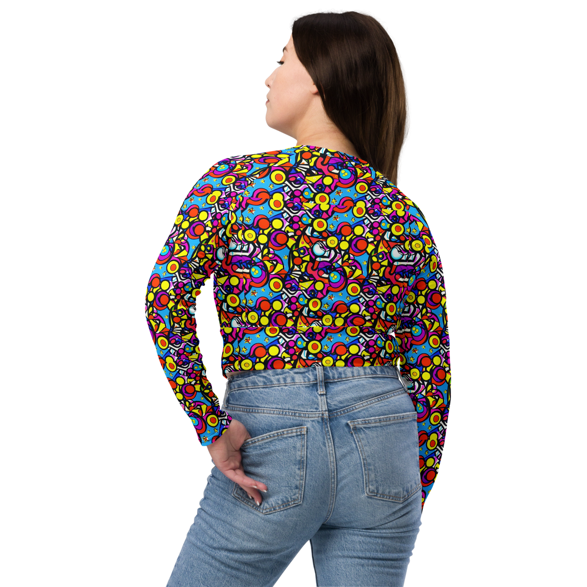 Long Sleeve Crop Top - Stellar Circus