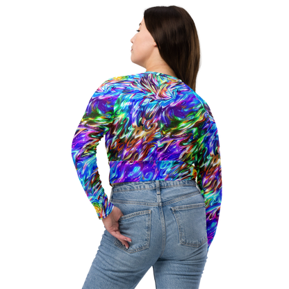 Long Sleeve Crop Top - Faini Whirlwind
