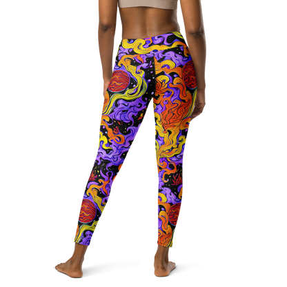 Yoga Leggings - Bosschaert Swirl