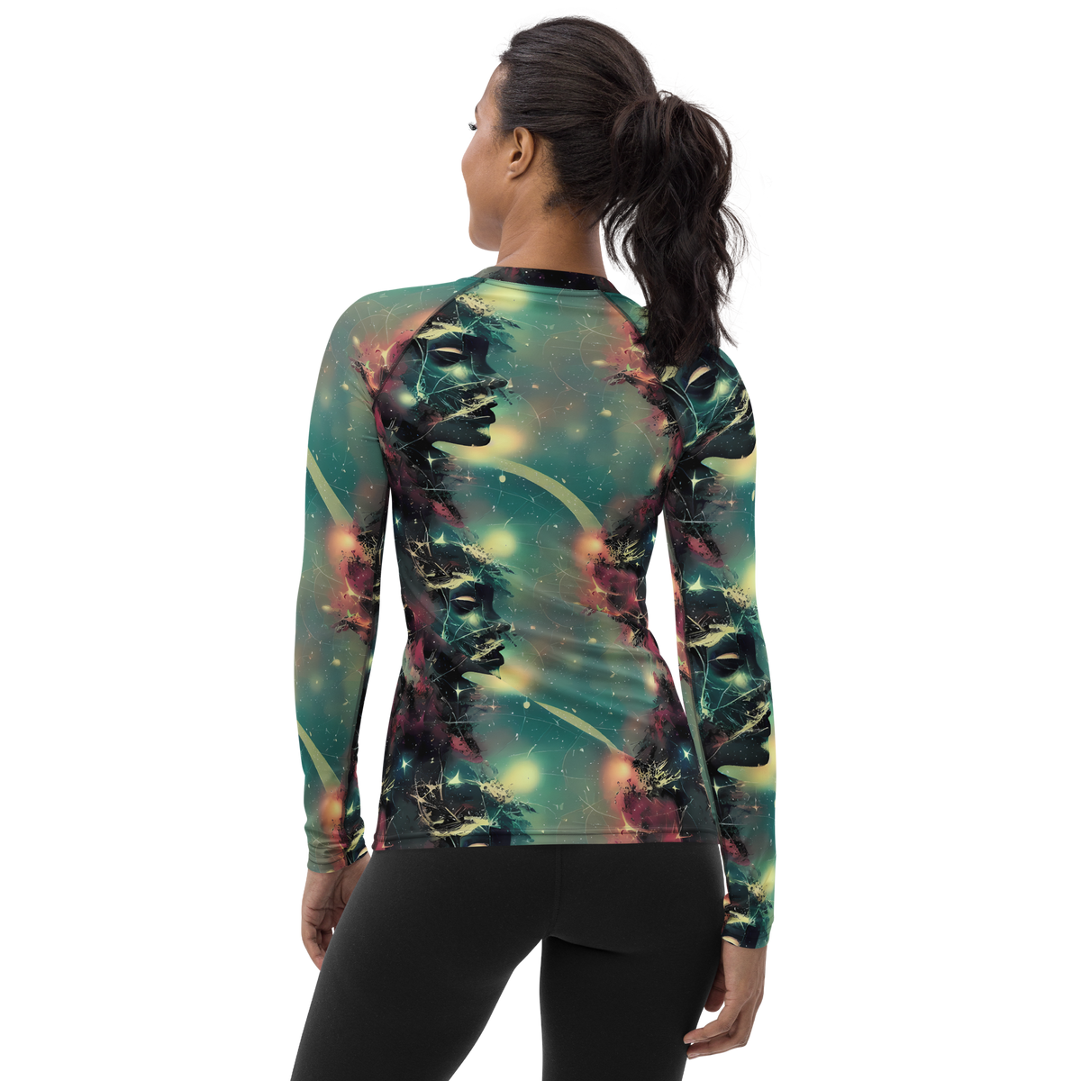 Women's Rash Guard - Galactic Serpent
