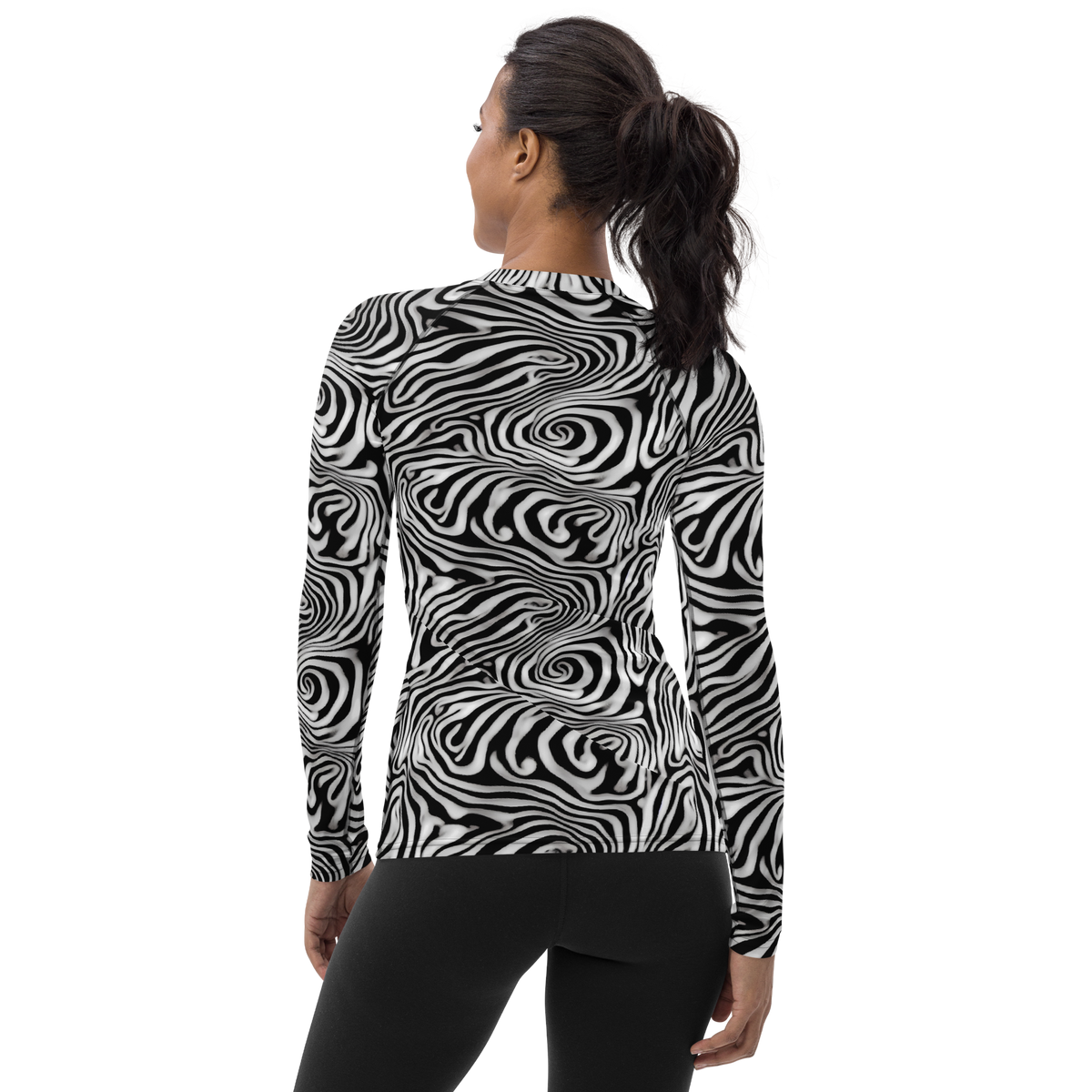 Women's Rash Guard - Warped Cosmos