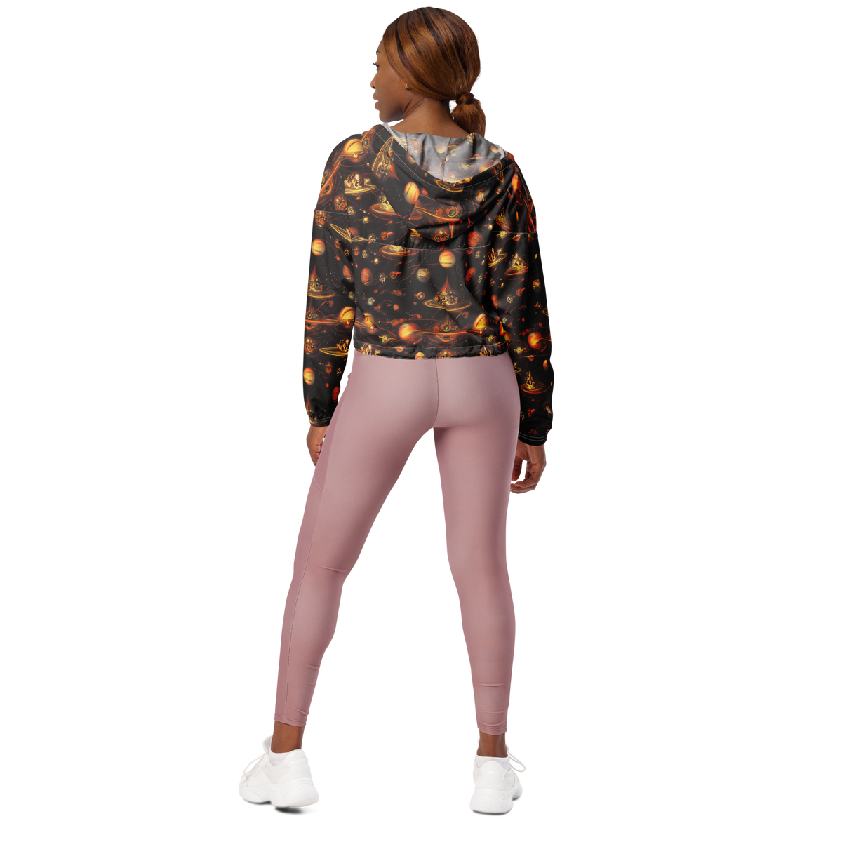 Women's Cropped Windbreaker - Murillo Vortex