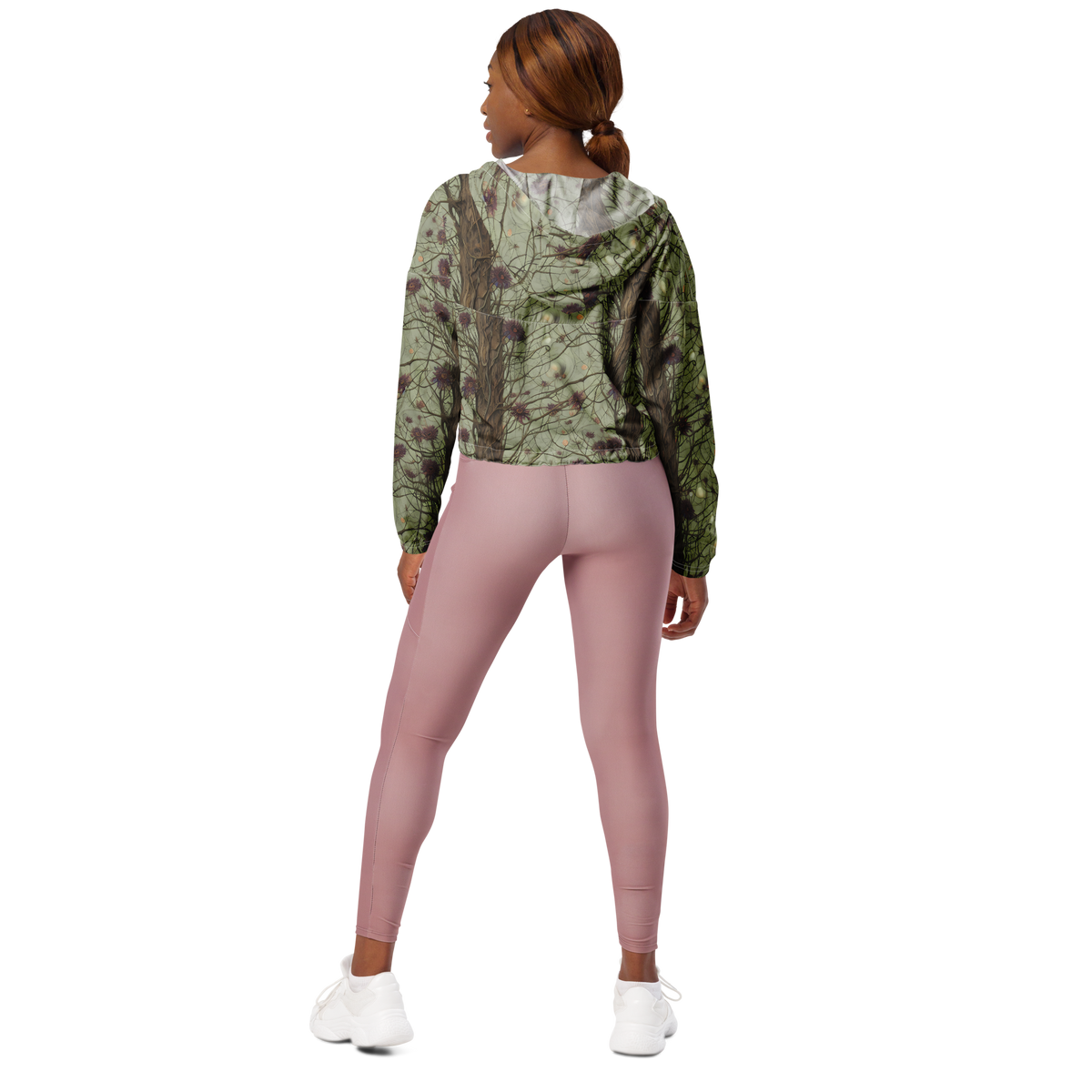 Women's Cropped Windbreaker - Kowch's Enigma