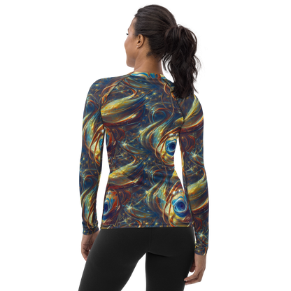 Women's Rash Guard - Celestial Vortex