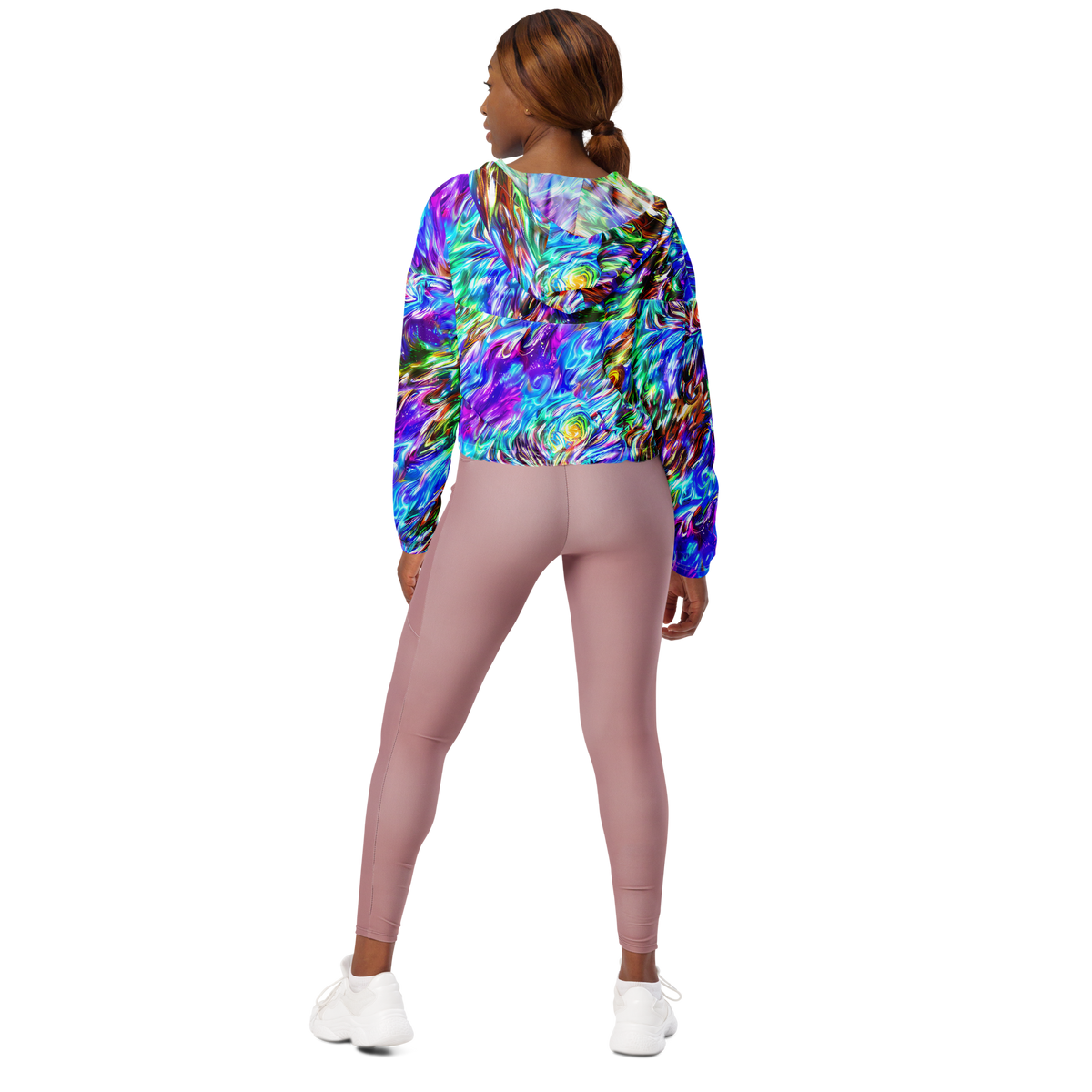 Women's Cropped Windbreaker - Faini Whirlwind